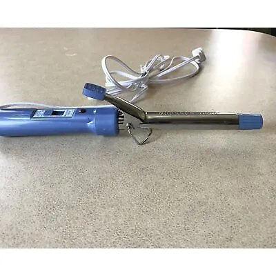 Vidal Sassoon Curling Irons Hair Straightener Styling Blue Handle 3/4 Inch • $12