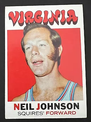 1971-72 Neil Johnson Topps Virginia Squires • $0.99