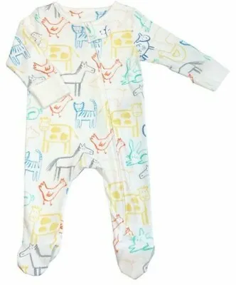 BABY BOY GIRL Dinosaur Animals Rainbow Babygrow Bodysuit Sleepsuit Romper Suit • £4.99