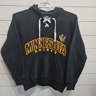 Vrg Minnesota Golden Gophers NCAA Hooded Sweatshirt Mens Small Hockey Football • $29.95