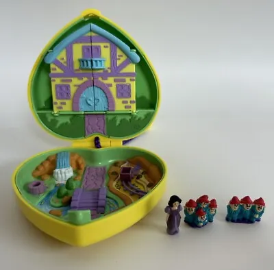 Vtg Snow White My Secret Fairy Tales. Compact Playset. Polly Pocket Sized Dolls • $19.95