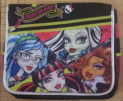 Monster High Characters Messenger Shoulder Bag + Free Bonus Patches • $30.99