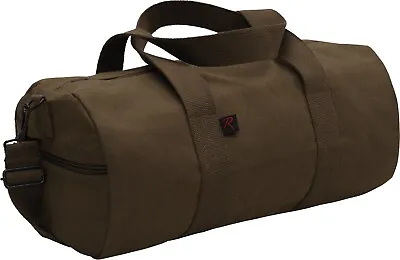 Heavyweight Cotton Canvas Duffle Bag Sports Gym Shoulder & Carry Bag 15 X8 X8  • $17.99
