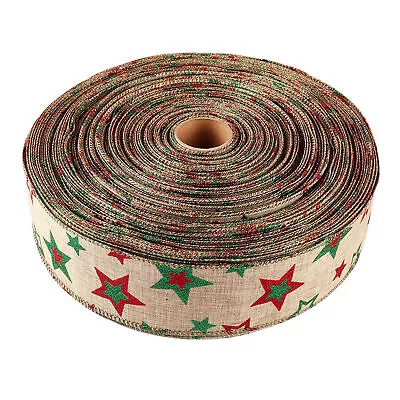 5m Christmas Decoration Ribbon Add Atmosphere Gift Packing Xmas Tree Star • $9.15