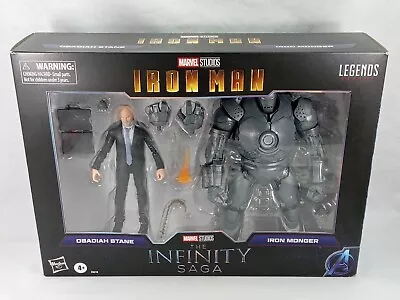 Marvel Legends The Infinity Saga Iron Man IRON MONGER & OBADIAH STANE 2-Pack NEW • $69.95