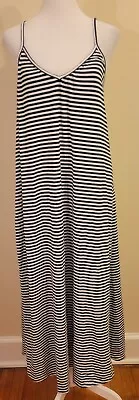 VOLCOM Womens Stretch Jersey Maxi Striped Dress NWT Sz S • $24.99