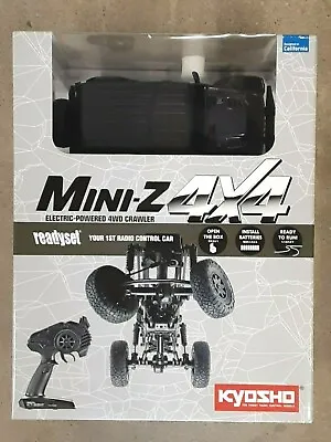Kyosho MX-01 Mini-Z 4X4 Readyset W/Jeep Wrangler Body Grey 32521GM Brand New!! • $139.99