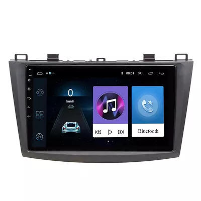 9 Inches Car DVD Player Radio GPS Navigation Stereo Android For Mazda 3 2010-13 • $170.69