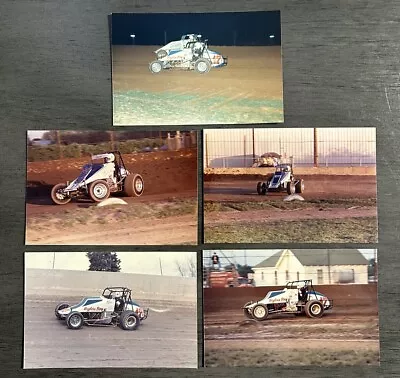 Vintage Bob Steve Kinser USAC IMCA World Of Outlaws Sprint Car Racing Photos • $3