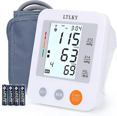 $20.99 • Buy Automatic Arm Blood Pressure Monitor Digital BP Cuff Pulse Heart Rate Machine