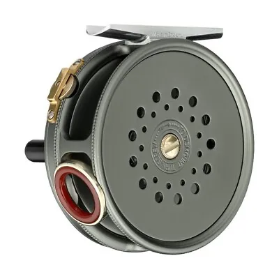 New Hardy 1912 Perfect 2 7/8  Fly Reel Lhw - 3/4 Weight - Red Agate Line Guard • $895