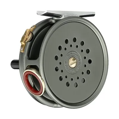 New Hardy 1912 Perfect 3 1/8  Fly Reel Lhw - 4/5 Weight - Red Agate Line Guard • $895