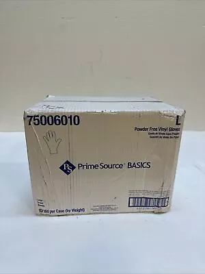 1000 Per Case ～Prime Source Powder Free Large Clear Basics Vinyl Gloves • $34.99