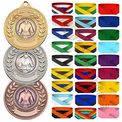 Martial Arts Medals & Ribbons Martial Arts Medal Packs Various Sizes & Colours • £14.50