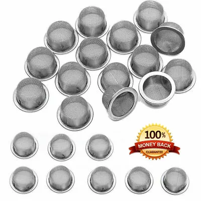 $9.99 • Buy Stainless Steel Metal Screen Filter Mesh Concave Bowl For Crystal Tobacco Pipes