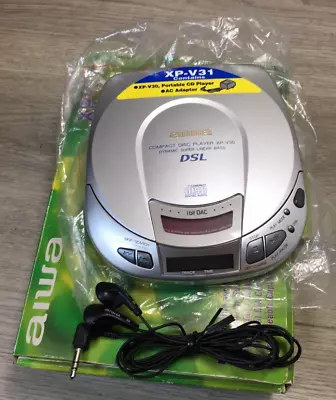 £49 • Buy Aiwa CD Player Portable Walkman XP-V30 1bit DAC Fully Working Vintage MINT