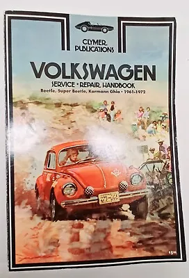 $12.99 • Buy Volkswagen VW Beetle Bug Ghia 1961-1972 Tune-up Shop Repair Service Manual Book