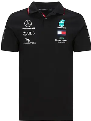 Mercedes-AMG F1 Polo T-Shirts  Formula 1 Mercedes-Benz Official Tommy 2020 NEW* • £17.95