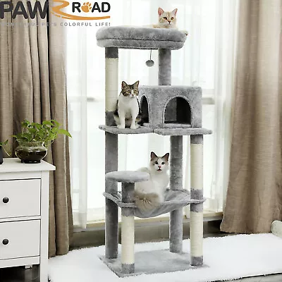 PAWZ Road Cat Tree Tower Scratching Post Scratcher Cat Bed Condo House Cat Toys • $69.99