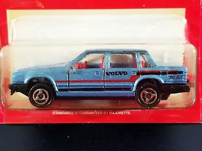 Majorette Volvo 760 GLE / #230 / Blue W/ Red & Black Tampos / Made In France • $79.95