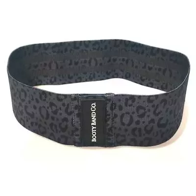 Resistance Booty Band Co* Aus Stock -Fast- Fabric Bands - Black Leopard  • $25