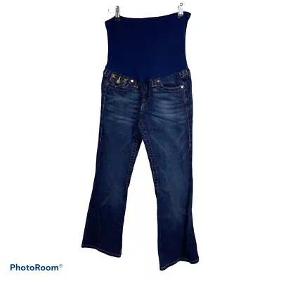A Pea In The Pod True Religion Maternity Jeans Size 29 X 29 Boot Cut • $48