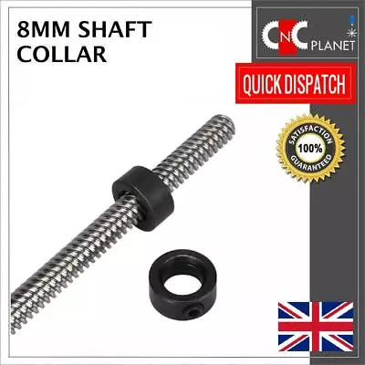 Precision Shaft Collar 8mm Lock Collar Acme Lead Screw Cnc 3d Printer V Slot • £2.75