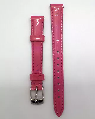 Authentic Michele Pink Patent Leather 12mm Watch Strap  Ms18aa050650  $80.00 • $29.95