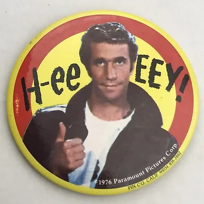 The Fonz Vintage Pin Button Happy Days Promo 1976 TV Show 70s • $10.30