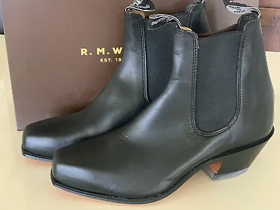 NEW RM Williams Curio Black Chromexel Mens Boots Dress Casual Formal Shoes US6 • $329