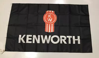 KENWORTH Truck Style 1 Banner Flag - Emblem Bullbar Bonnet Semi Trailer Man Cave • $39.90