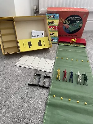 £25 • Buy Vintage 1950s Escalado Chad Valley Racing Set With Lead Horses Wow! Boxed