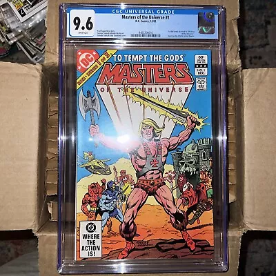 Masters Of The Universe #1 CGC 9.6 (DC)  - 1st Full MOTU Comic ~ Brand New Case • $129.95