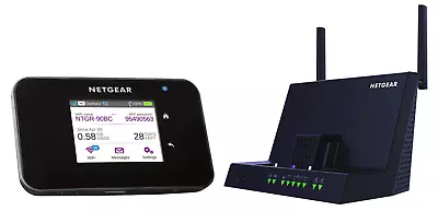 Netgear AirCard DC112A Smart Cradle Unlocked Telstra WiFi 4GX Advanced III SIM • $258.39