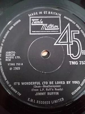 Tamla Motown - Jimmy Ruffin - 45 Rpm 7  Single Vinyl Record - Maria • £1
