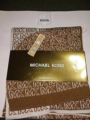 Michael Kors Matching Beanie And Scarf  88$ Msrp New With Tags • $29.99