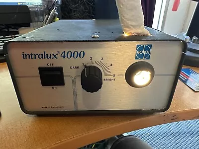 Vintage Volpi Intralux 4000 Fiber Optic Light Source For Microscope - Used • $225