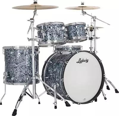 Ludwig NeuSonic 4-piece Shell Pack - Steel Blue Pearl • $2249