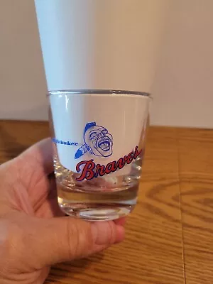 (VTG) 1950s Milwaukee Braves High Ball Glass Baseball Aaron Spahn • $49.99