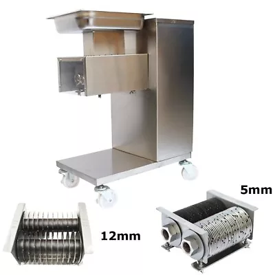 QE Commercial Meat Processing Equipment Cutter Slicer 5 &12mm Blade 500KG Output • $1329.05