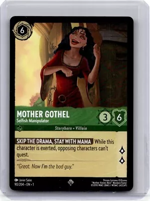 2023 Disney Lorcana - The First Chapter Mother Gothel - Selfish Manipulator • $3.98