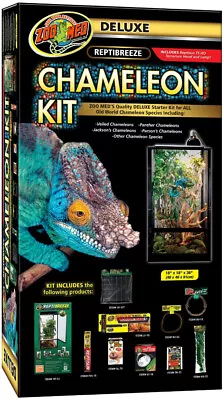 Zoo Med Deluxe ReptiBreeze Chameleon Kit Starter For All Chameleon Species • $245.43