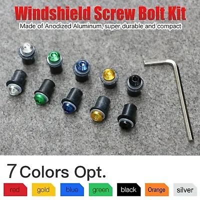 Windscreen Windshield Bolts Screw Kit Nut Fit For YZF R1 R6 R125 MT09 FZ XJR FJR • $4.99