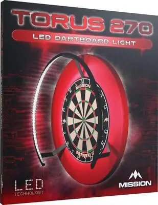 Mission Torus 270 Dartboard Light Unique Led Lighting System • £64.95