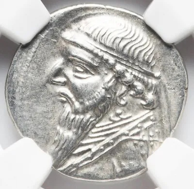 NGC Ch AU Mithradates II 121-91 BC PARTHIAN PARTHIA KINGDOM DRACHM Persian COIN • $399.99