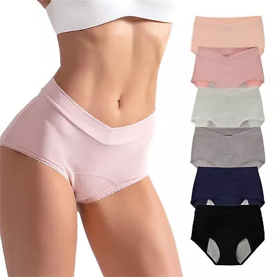 Woman's Underwear High Waisted Leak Proof Panties Womens Boy Shorts Underwear • $29.23