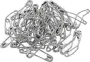  100Pcs Curved Safety Pins 1-1/2 Inch / Quilting Basting Pins Size 2 38mm • $16.18