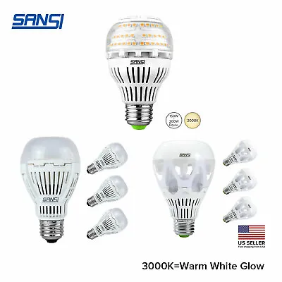 SANSI 2/ 4 Pack LED Light Bulbs 3000K E27 Floor Lamp Replacement 16W /27W / 30W • $34.85