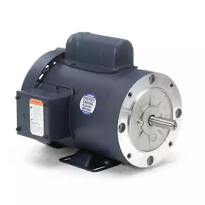 Leeson 110908.00 Electric Motor 1 HP 1725 Rpm 1PH 115/208-230 Volt 56C Frame • $658.78