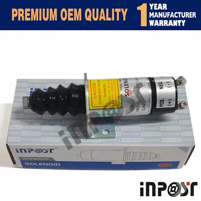 12V Diesel Shutdown Solenoid Valve 1500-2047 For Woodward 1502-12C6U1B2S1 • $106